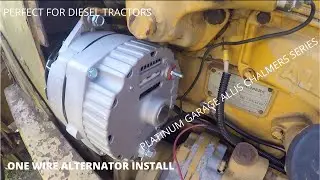 How to Wire a 1 Wire/3 Wire Alternator (10SI Delco Style) to a Farm Tractor