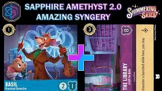 🔵🟣 SAPPHIRE AMETHYST 2.0 - Engine Updates & Combo Lines - Disney Lorcana Meta Deck Profile