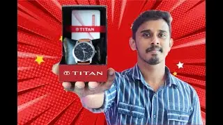 TITAN LEATHER WATCH UNBOXING AND FIRST IMPRESSION