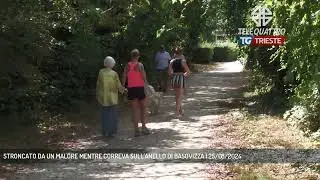 STRONCATO DA UN MALORE MENTRE CORREVA SULL'ANELLO DI BASOVIZZA | 25/08/2024