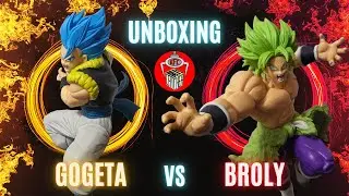 UNBOXING ACTION FIGURE BANPRESTO DRAGON BALL SUPER SSJ GOD SSJ GOGETA VS SSJ BROLY!!