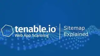 Sitemap in Tenable.io Web App Scanning
