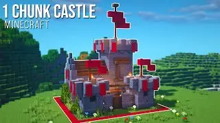 Minecraft : How to Build 1 Chunk Small Castle