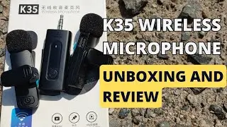 Unboxing and Review: K35 Lavalier Microphone - Best Budget Clip-On Mic for Clear Audio!