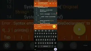 Java Programming || Reverse String || #shorts #subscribe #youtube #viral #like #shortvideo #coding