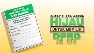 5 JENIS WARNA SURAT SUARA PEMILU 2019