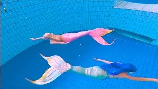 Barbie Sirènes bleue et rose dans la vraie vie 💙🩷