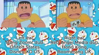 Doraemon 2005 - Bang Zoom vs LUK Internacional English dub comparison 