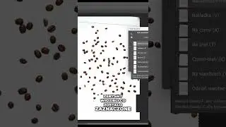 Jak Zaznaczyć Wiele Drobnych Elementów w Photoshopie Ziarna Kawy #fotografiaproduktowa  #photoshop