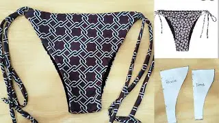 How To Make Your Own Bikini DIY : Easy  Way To Cut and Sew Bikini