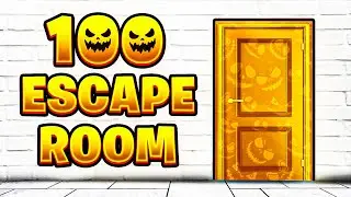100 HALLOWEEN ESCAPE ROOM FORTNITE TUTORIAL