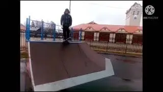Жесточайшее падение со скейта!