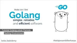 Tutorial Golang Indonesia - #5 Setting Variabel Environment GOPATH