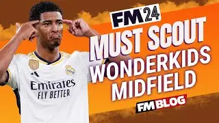 Top MUST SCOUT Wonderkid Midfielders in FM24 | Football Manager 2024 Wonderkids