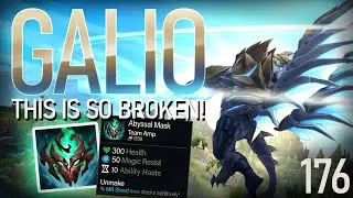NERF THIS ITEM RIOT ITS TOO BROKEN! 😮 GALIO GAMING + ABYSSAL MASK = FREE 😈| Nemesis