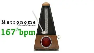 Metronome 167.5 bpm 🎼