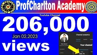 ProfCharlton academy secures more than 206,000 views to date