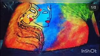 Rangoli #2021 ... 💕 #rangoliartwork #rangoli