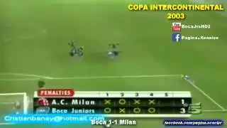 Boca Campeón Copa Intercontinental 2003 vs  Milan ( 10 años)
