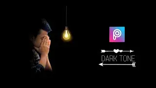 Dark Background Photo Editing - dark tone photo editing  - Picsart Tutorial 2021