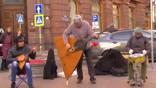 колхозный панк сектора (уличный кавер)