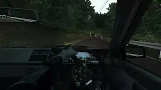 swerving Akina's corners with 4 wheel drifts in the AE86