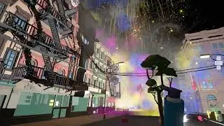 Destroying A Fireworks Shop With A Bunch Of Colorful Fireworks In Fireworks Mania!