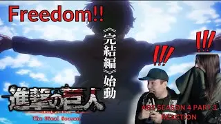 ATTACK ON TITAN Season 4 Part 3 Trailer Reaction | FREEDOM has Arrived!! | 1st Time Reactors