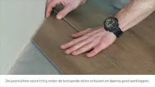 Leggen leginstructie visgraat PVC Douwes Dekker zo gedaan! Droplock / dropdown Click systeem!