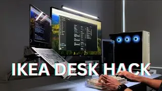Crazy IKEA Desk Hack - Smart Desk Conversion
