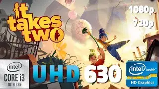 It Takes Two test on Intel UHD 630 | i3 10100 + 16 GB RAM, Playable or not?