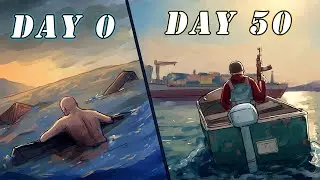 I SURVIVED AN ENTIRE WIPE ON THE OCEAN! *INSANE* | HARD CORE SOLO SURVIVAL CHALLENGE