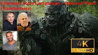 CHARACTER VOICE COMPARISON - OPTIMUS PRIMAL (Transformers)