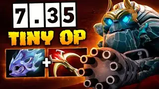 7.35 Tiny is OP 24 Kills Immortal Rank | Dota 2 Pro Gameplay