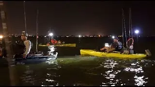 (S2 Ep145) 2020 Old Town Predator PDL, Night Time Bridge Fishing, Galveston TX