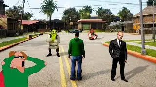 Михаган пытается покорить гору Чиллиад в GTA: Definitive Edition