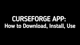CURSEFORGE APP: How to Download, Install, Use | The Sims 4