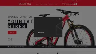Bikes Store WooCommerce Theme by RockThemes Website Template - 64658