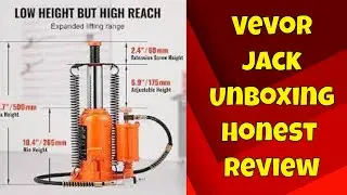Upgrading a Hydraulic Press |Vevor, Air bottle Jack Review