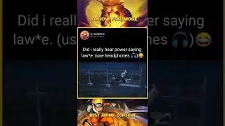 did I really hear power saying law'e  ( use headphines🎵) 😂 #shorts #chainsawman #animewarriors