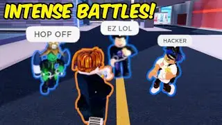 SUPER INTENSE TRYHARD COP BATTLES | Roblox Jailbreak Interesting Clips