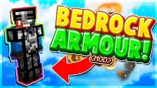 BEDROCK ARMOR in MCPE!!! - Minecraft PE (Pocket Edition)