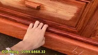 Tưới Nước Ngắm Vân Chiếc Kệ Tivi Sofa Mặt Phẳng Giả Nguyên Khối 2m40 Gỗ Hương Đá