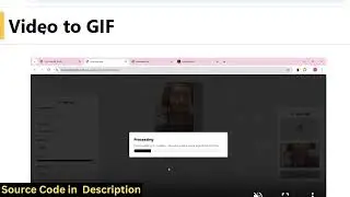 I Built this React FFMPEG WASM Video to GIF Editor Passive Income 10$/Month Web App in Browser