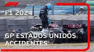 F1 2024 | GP Estados Unidos CRASHES
