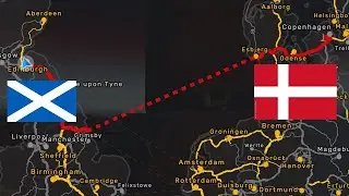 ETS 2 1.50 ROAD TRIP | EDI TO CPH| ETS2 REALISTIC DRIVING