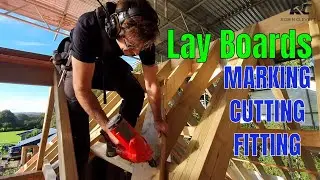 Valley Lay boards Marking the angles, cutting and fitting explained