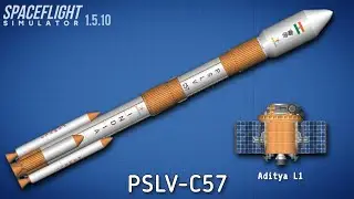 How To Build PSLV & Aditya-L1 | in Spaceflight Simulator | PSLV-C57 | sfs