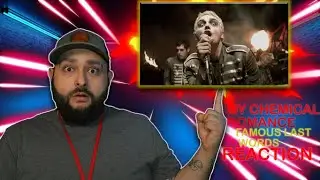 ALMOST FELL OUT OF MY CHAIR!!!! || MY CHEMICAL ROMANCE || FAMOUS LAST WORDS || REACTION