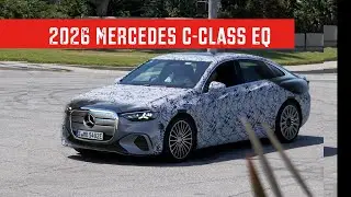 2026 Mercedes C-class with EQ Technology spotted with new grill style
